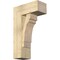 Ekena Millwork Merced Block Rough Sawn Bracket w/ Offset Brace, Douglas Fir, 8"W x 18"D x 30"H BKT0806X18X30MRC05RDF - alternate 1